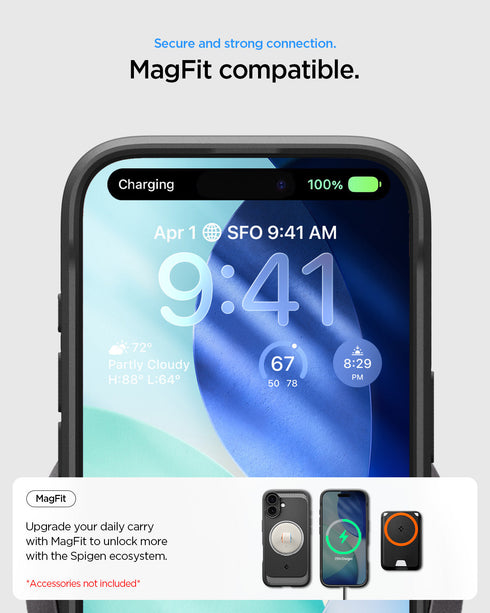 Spigen iPhone 17 Case - Rugged Armor (MagFit)